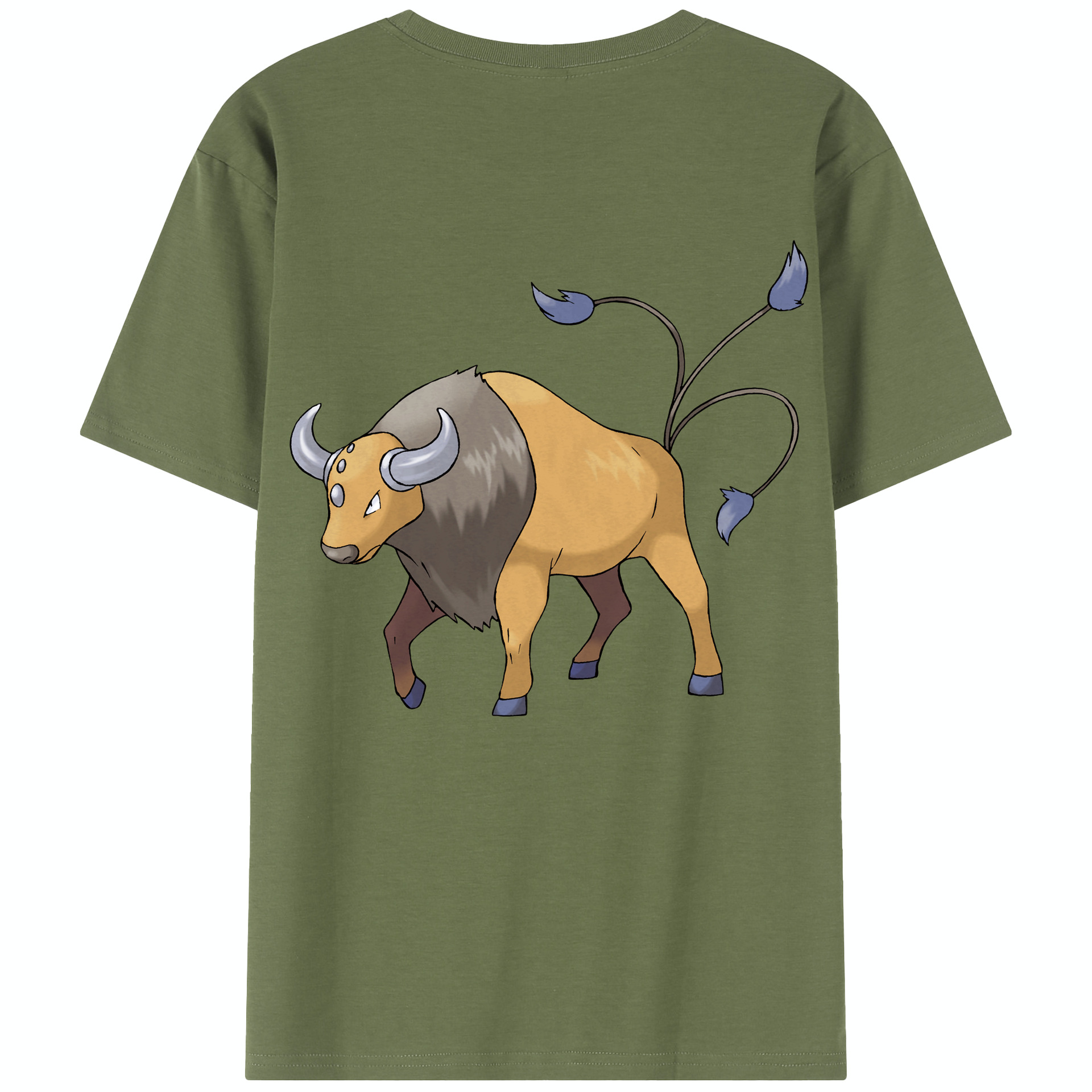 （画像用） ポケットモンスター Pokémon 綿100％半袖Tシャツ（背面プリント）